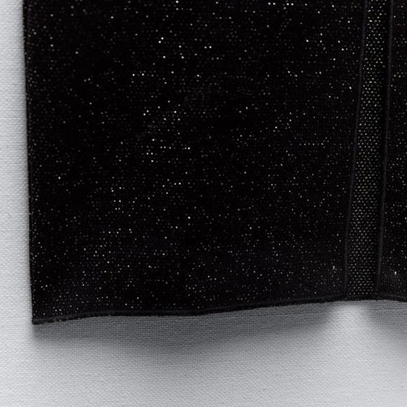 NWT ZARA METALLIC THREAD STRETCH KNIT DRESS S, M, L 5584 - Picture 8 of 8